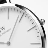 Men's Daniel Wellington StMawes 40mm Watch in Silver