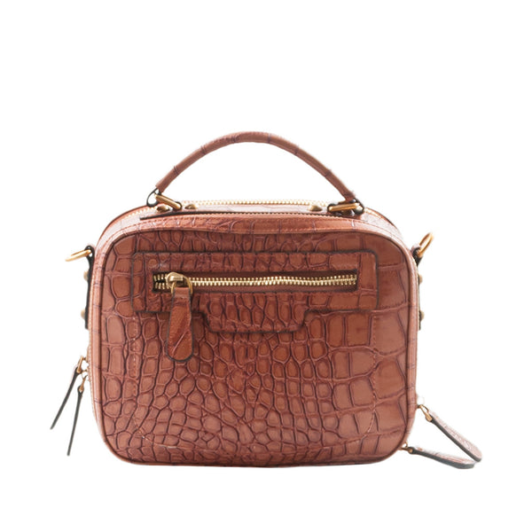 Jeanne Lottie Gegit Cross-Body Bag in Cognac