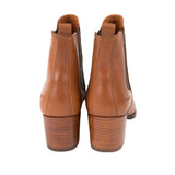 Ten Points Jolie Stretch Ankle Boot in Cognac Leather