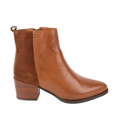 Ten Points Jolie Ankle Boot in Cognac