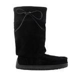 Manitobah Mukluks Women's Mid Hunter Vibram Snow Boot in Jet Black