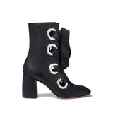 Miista Alycia Lace-Up Boot in Black