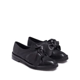 Miista Priyanka Brogue Flat in Black