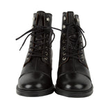 Ten Points Pandora Boot in Black Leather