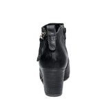 Steve Madden Jaydun Bootie in Black Leather