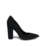 Women's Steve Madden Primpy Dress Pump in Black Nubuck