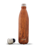 S'well Wood Collection 17oz. Water Bottle in Teakwood