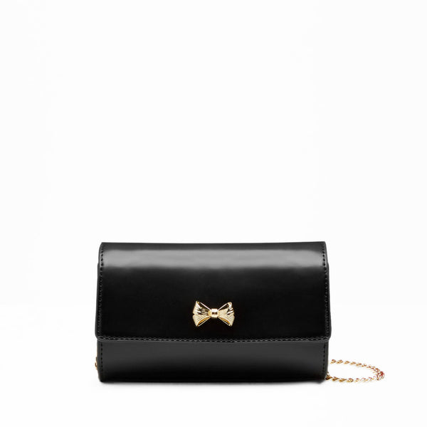 Ted Baker Aelia Micro Bow Cross-Body Bag in Black