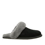 UGG Australia Women's Scuffette II Sheepskin Slipper in Black/Grey