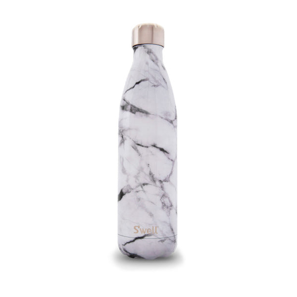 S'well Elements Collection 17oz Water Bottle in White Marble