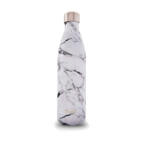S'well Elements Collection 17oz Water Bottle in White Marble