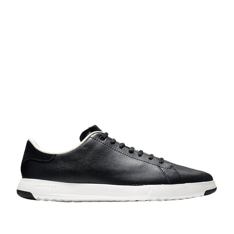 Cole Haan Men's GrandPro Tennis Sneaker in Black Leather