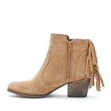 Coconuts Espana Fringed Bootie in Tan