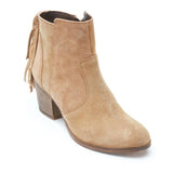Coconuts Espana Fringed Bootie in Tan