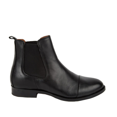 Ten Points Diana Chelsea Boot in Black Leather