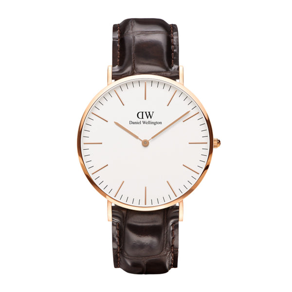 Women's Daniel Wellington York 36mm Watch in Rose Gold