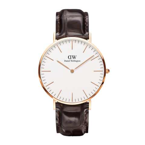 Women's Daniel Wellington York 36mm Watch in Rose Gold