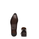 Frye Erica Oxford Dress Shoe in Dark Brown