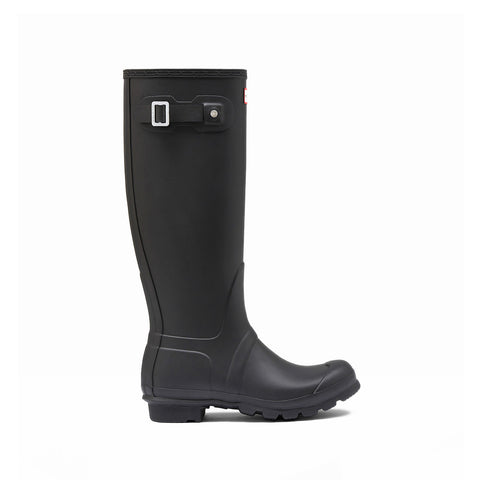 Hunter Boots Women's Original Tall Classic Rain Boot in Black