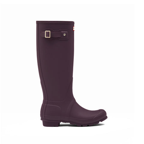 Hunter Women's Bota Original Tall Rain Boot in Purple Urchin