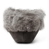 Manitobah Mukluks Tipi Moccasin in Charcoal Grey