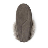 Manitobah Mukluks Tipi Moccasin in Charcoal Grey