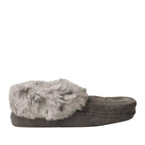 Manitobah Mukluks Tipi Moccasin in Charcoal Grey