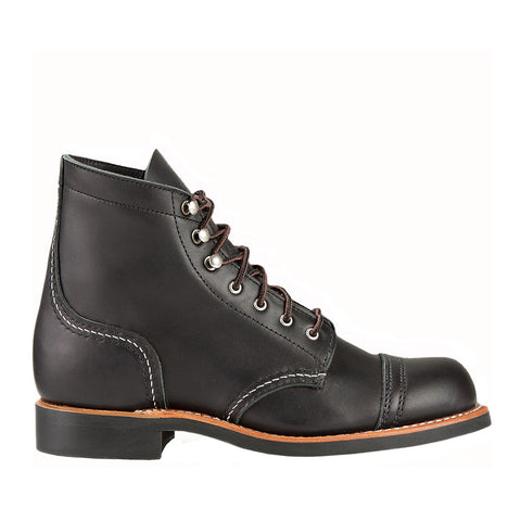 Red Wing Heritage Women's Iron Ranger-W Work Boot in Black Boundary