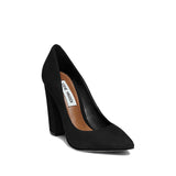 Women's Steve Madden Primpy Dress Pump in Black Nubuck