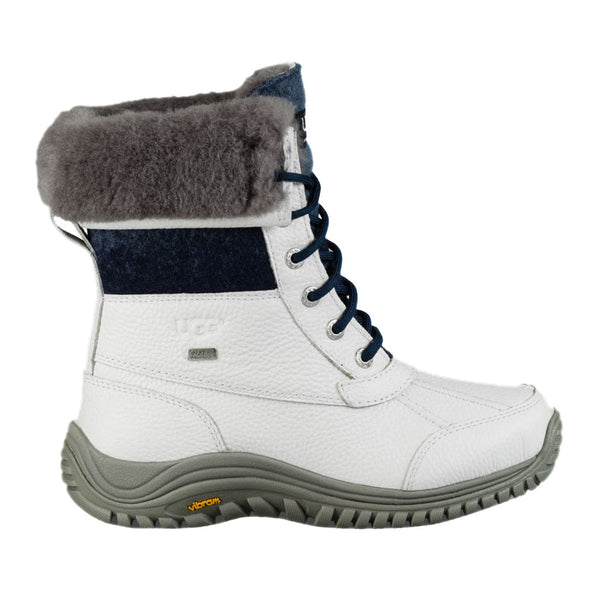 UGG Adirondack II Women's Waterproof Lace Up Boots in White