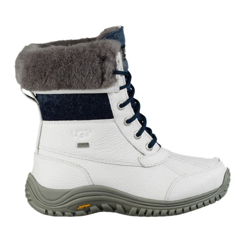UGG Adirondack II Women's Waterproof Lace Up Boots in White