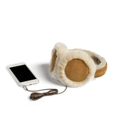 UGG Australia Women's Classic "U" Logo Speaker Earmuff Hat (Chestnut)